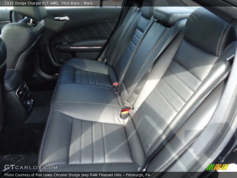 Rear Seat of 2013 Charger R/T AWD