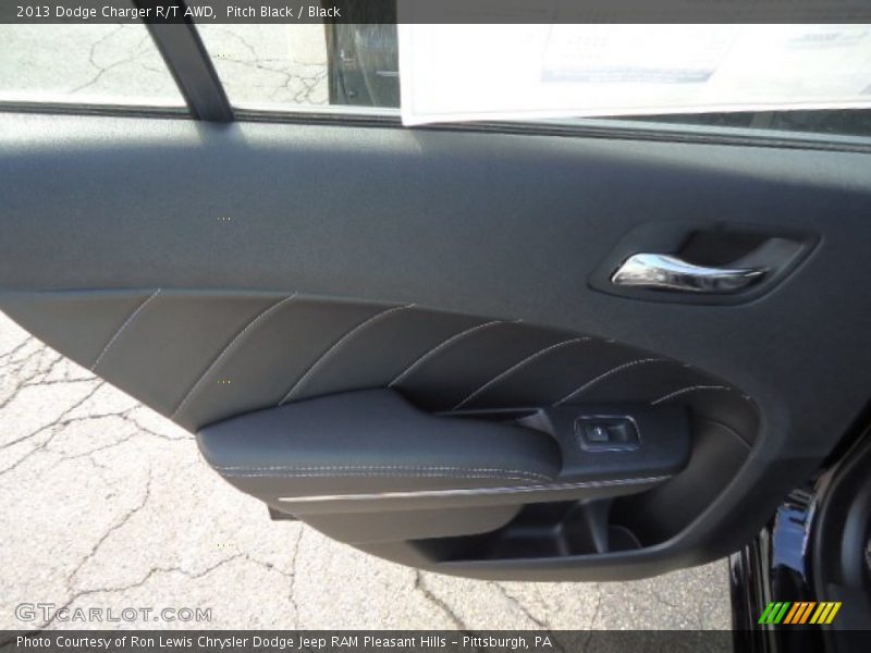Pitch Black / Black 2013 Dodge Charger R/T AWD