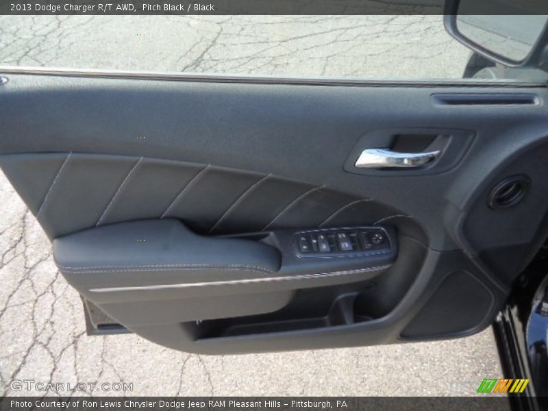 Pitch Black / Black 2013 Dodge Charger R/T AWD