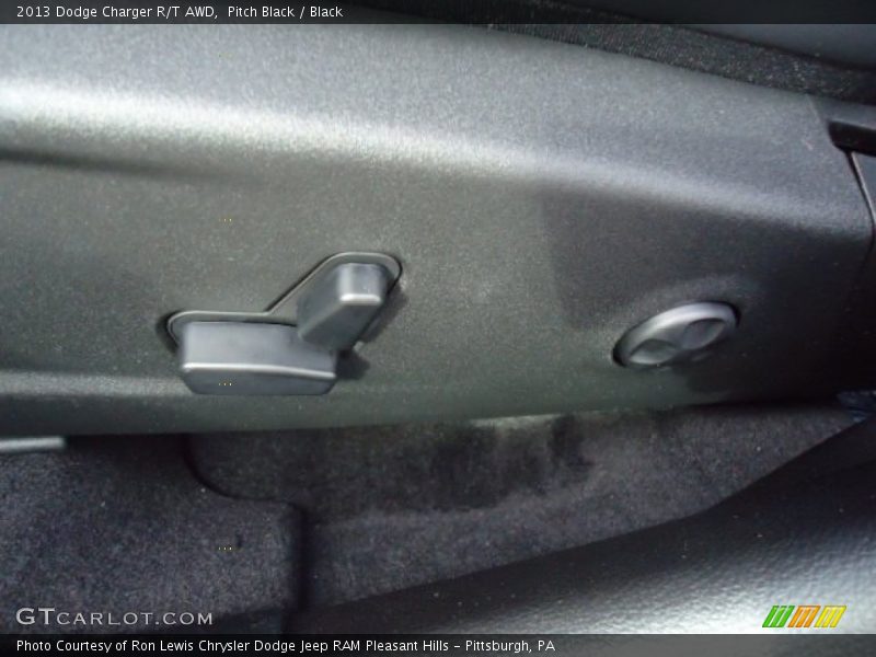 Pitch Black / Black 2013 Dodge Charger R/T AWD