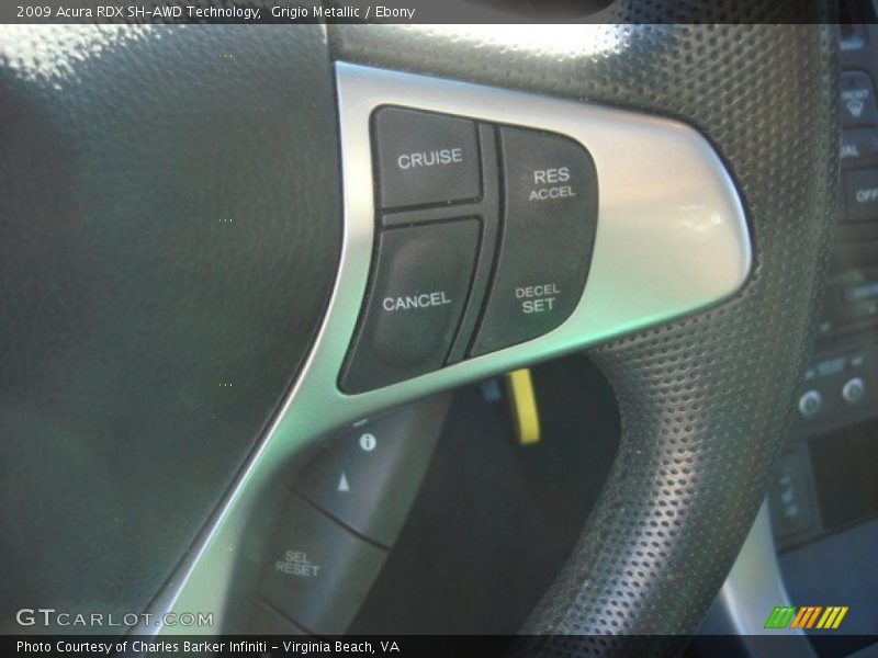 Grigio Metallic / Ebony 2009 Acura RDX SH-AWD Technology
