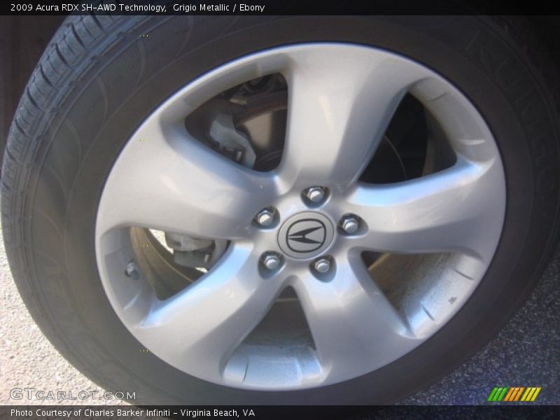 Grigio Metallic / Ebony 2009 Acura RDX SH-AWD Technology