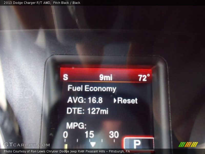 Pitch Black / Black 2013 Dodge Charger R/T AWD