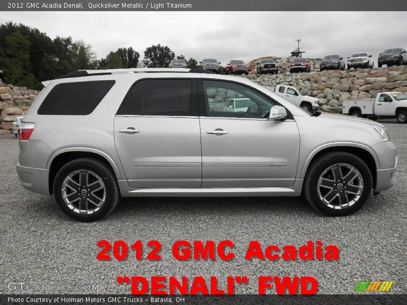 Quicksilver Metallic / Light Titanium 2012 GMC Acadia Denali