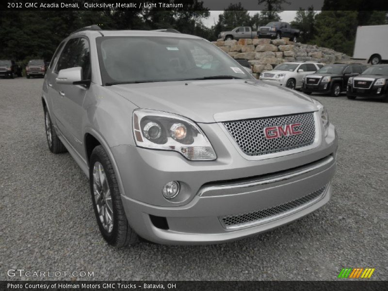 Quicksilver Metallic / Light Titanium 2012 GMC Acadia Denali