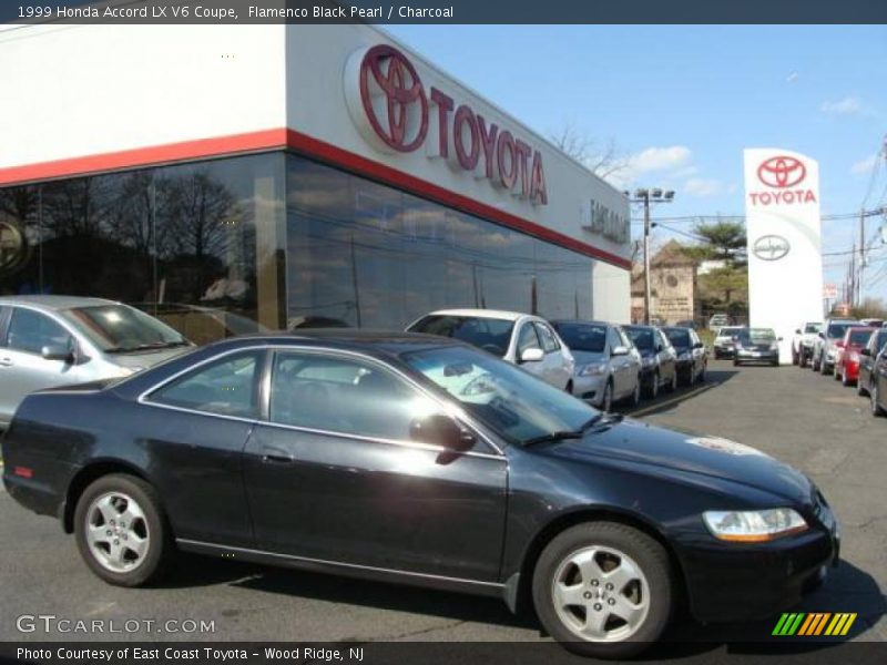 Flamenco Black Pearl / Charcoal 1999 Honda Accord LX V6 Coupe