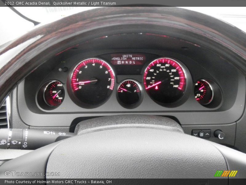Quicksilver Metallic / Light Titanium 2012 GMC Acadia Denali