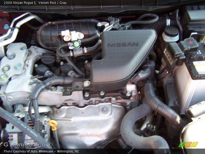 Venom Red / Gray 2009 Nissan Rogue S