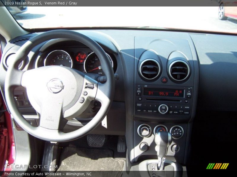 Venom Red / Gray 2009 Nissan Rogue S