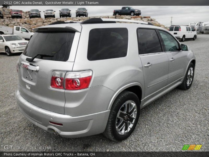Quicksilver Metallic / Light Titanium 2012 GMC Acadia Denali