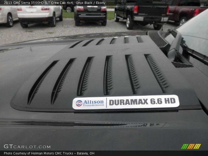 Onyx Black / Ebony 2013 GMC Sierra 3500HD SLT Crew Cab 4x4