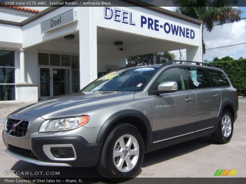 Seashell Metallic / Anthracite Black 2008 Volvo XC70 AWD