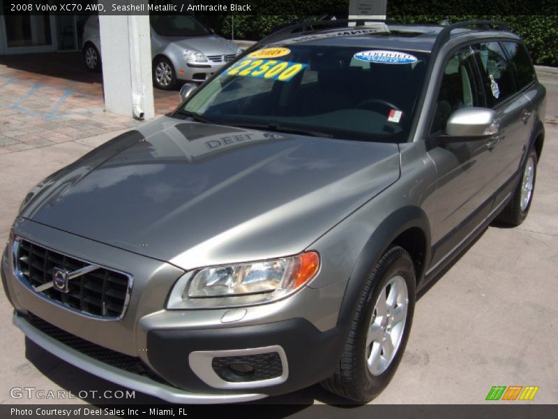 Seashell Metallic / Anthracite Black 2008 Volvo XC70 AWD