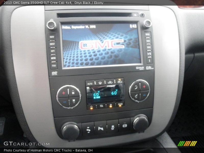 Onyx Black / Ebony 2013 GMC Sierra 3500HD SLT Crew Cab 4x4