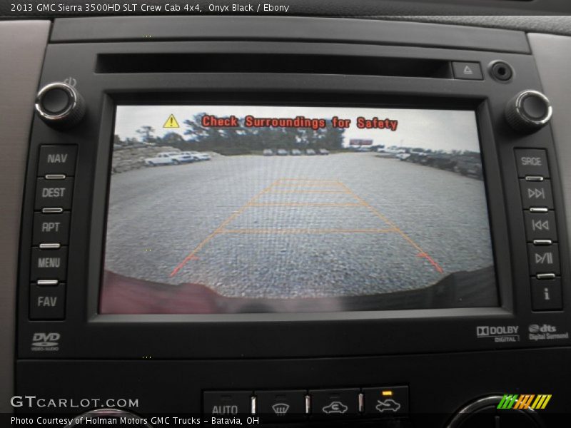 Onyx Black / Ebony 2013 GMC Sierra 3500HD SLT Crew Cab 4x4