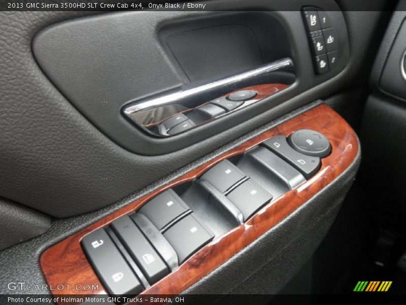 Onyx Black / Ebony 2013 GMC Sierra 3500HD SLT Crew Cab 4x4