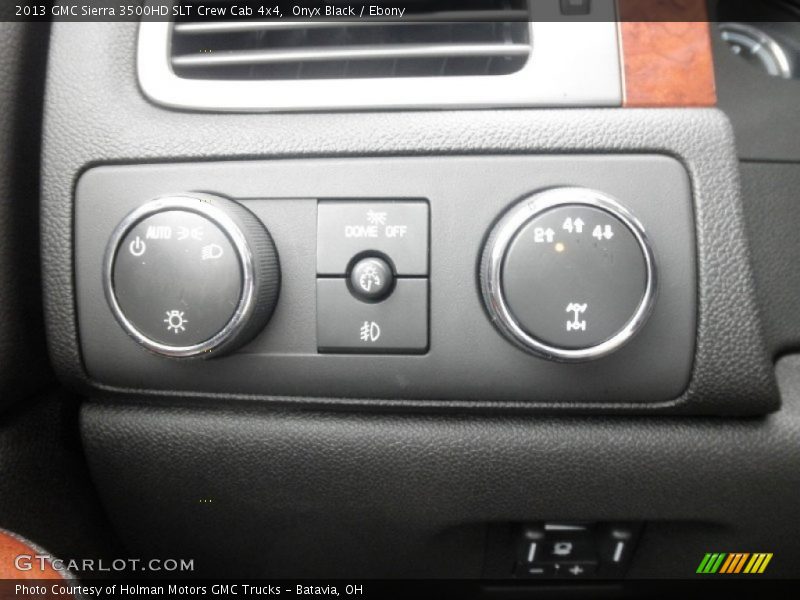 Onyx Black / Ebony 2013 GMC Sierra 3500HD SLT Crew Cab 4x4