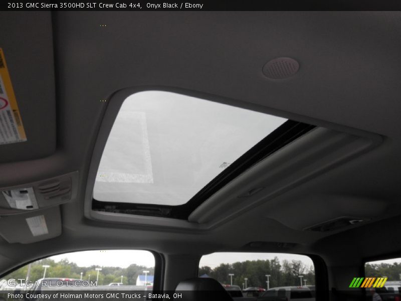 Onyx Black / Ebony 2013 GMC Sierra 3500HD SLT Crew Cab 4x4
