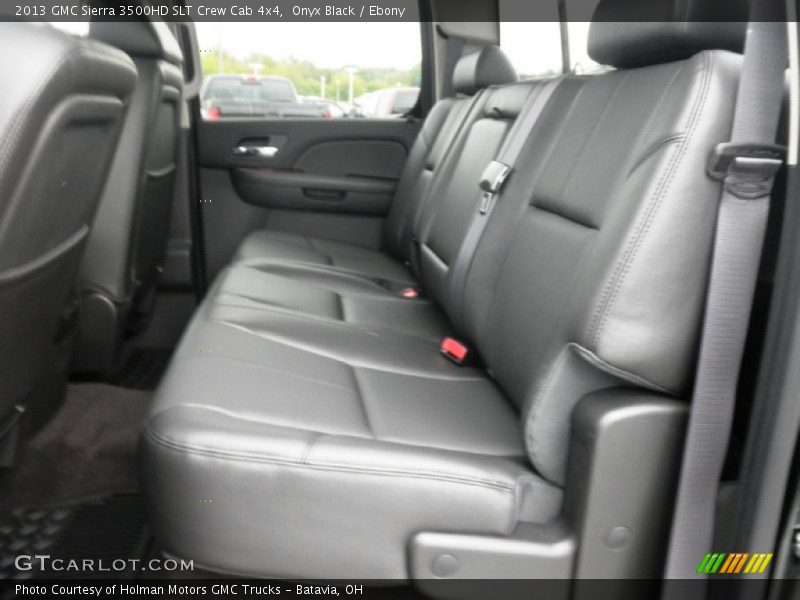Onyx Black / Ebony 2013 GMC Sierra 3500HD SLT Crew Cab 4x4