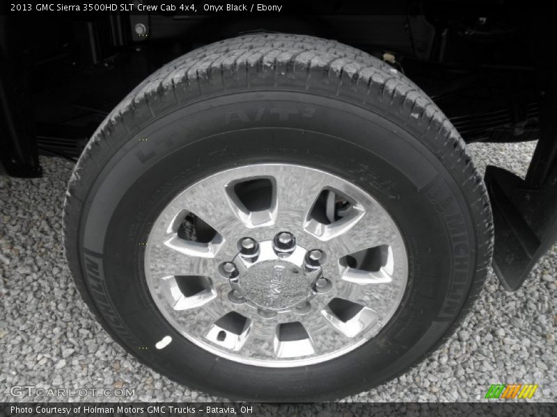 Onyx Black / Ebony 2013 GMC Sierra 3500HD SLT Crew Cab 4x4