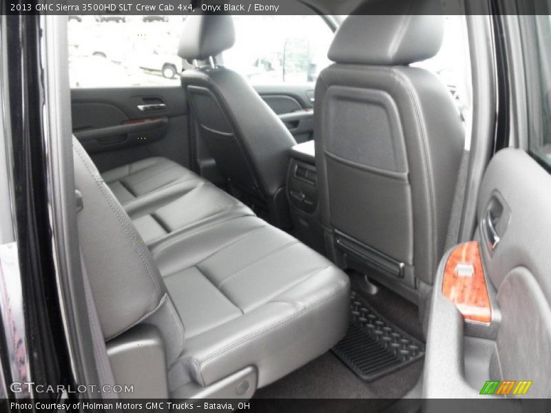 Onyx Black / Ebony 2013 GMC Sierra 3500HD SLT Crew Cab 4x4