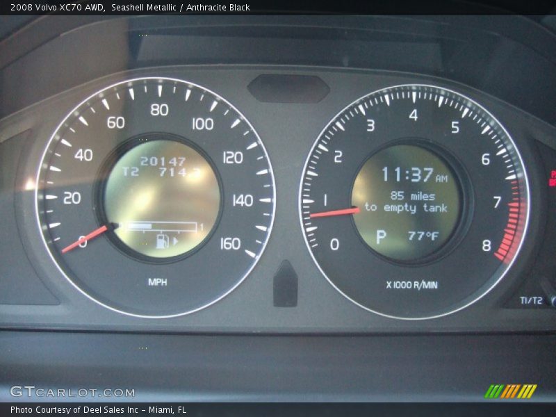 Seashell Metallic / Anthracite Black 2008 Volvo XC70 AWD