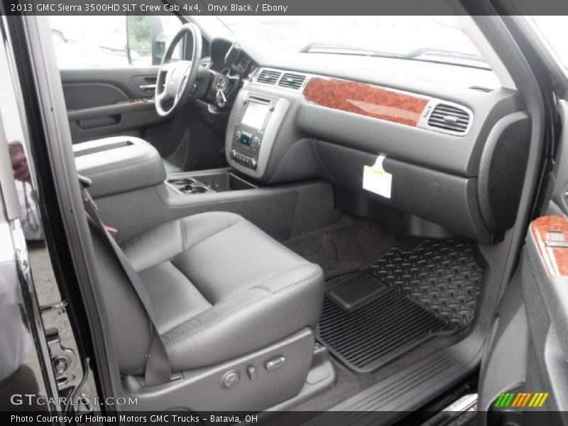 Onyx Black / Ebony 2013 GMC Sierra 3500HD SLT Crew Cab 4x4