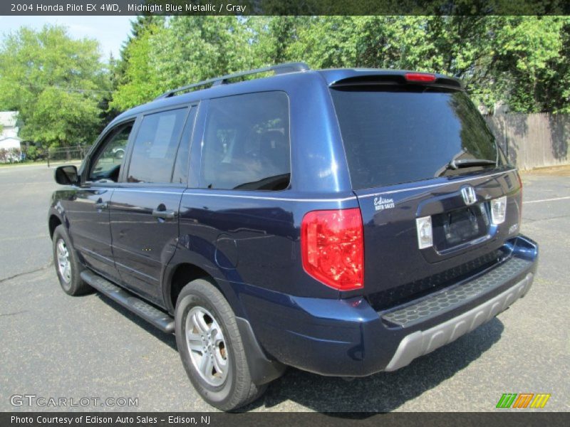 Midnight Blue Metallic / Gray 2004 Honda Pilot EX 4WD
