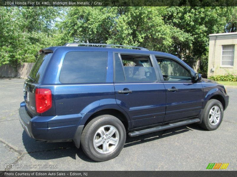 Midnight Blue Metallic / Gray 2004 Honda Pilot EX 4WD