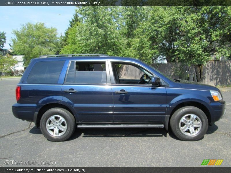 Midnight Blue Metallic / Gray 2004 Honda Pilot EX 4WD