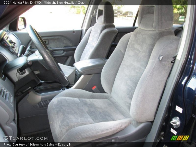 Midnight Blue Metallic / Gray 2004 Honda Pilot EX 4WD