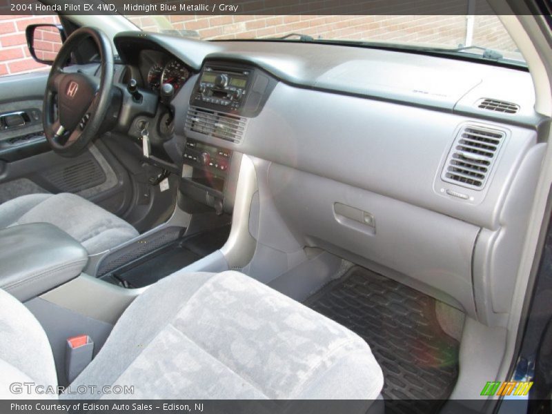 Midnight Blue Metallic / Gray 2004 Honda Pilot EX 4WD