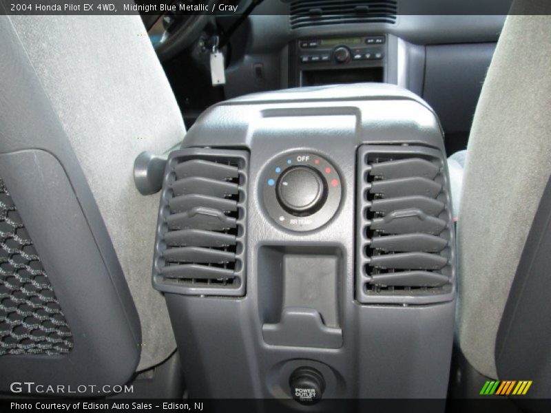 Midnight Blue Metallic / Gray 2004 Honda Pilot EX 4WD