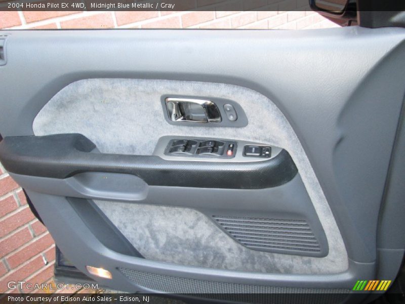 Midnight Blue Metallic / Gray 2004 Honda Pilot EX 4WD