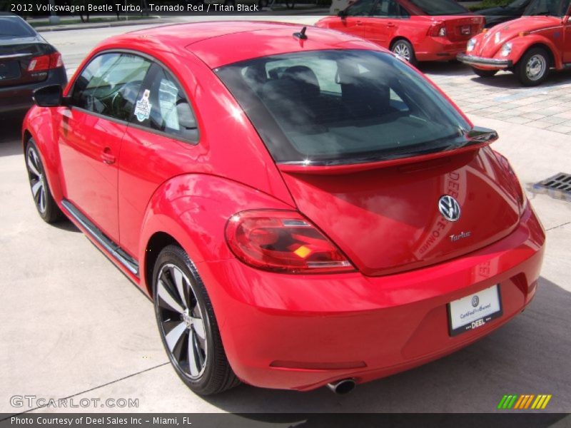 Tornado Red / Titan Black 2012 Volkswagen Beetle Turbo