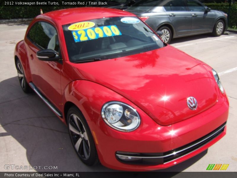 Tornado Red / Titan Black 2012 Volkswagen Beetle Turbo