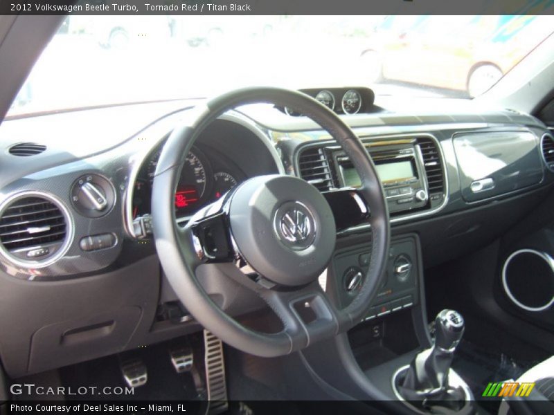 Tornado Red / Titan Black 2012 Volkswagen Beetle Turbo