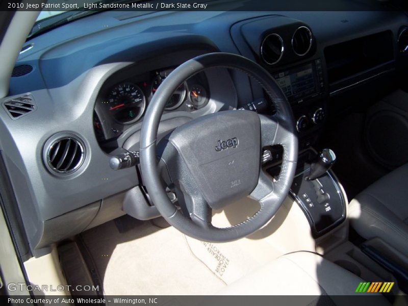 Light Sandstone Metallic / Dark Slate Gray 2010 Jeep Patriot Sport