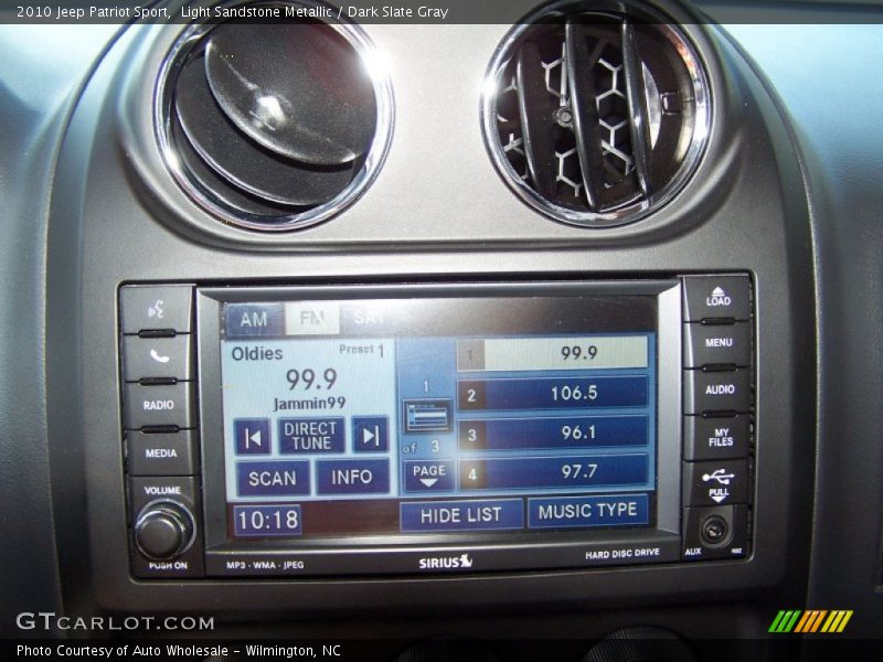 Light Sandstone Metallic / Dark Slate Gray 2010 Jeep Patriot Sport