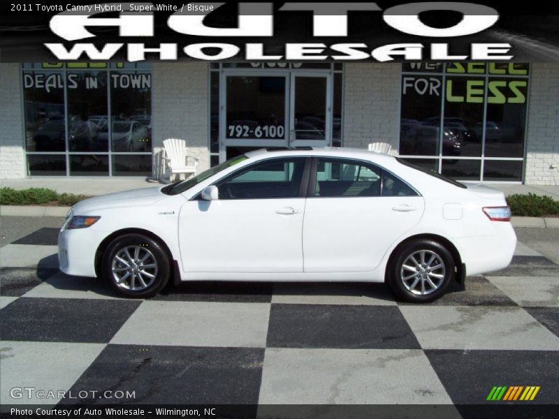 Super White / Bisque 2011 Toyota Camry Hybrid