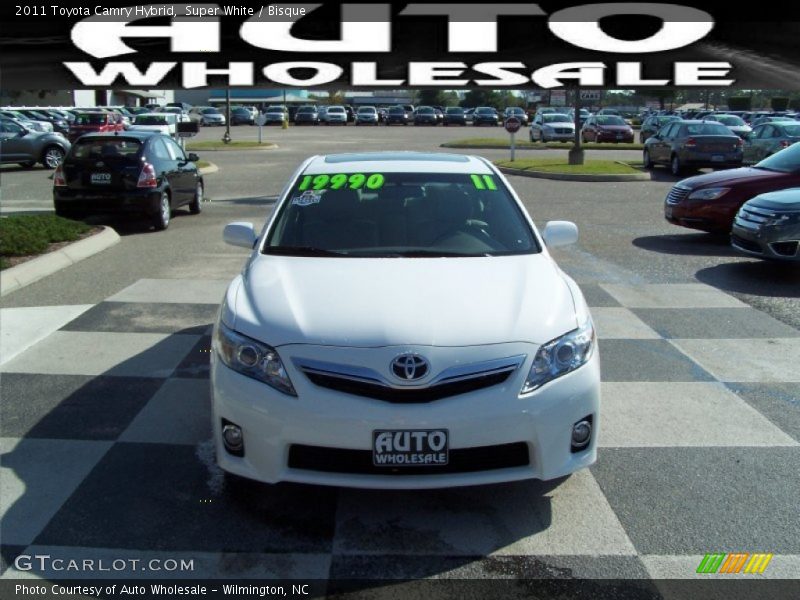 Super White / Bisque 2011 Toyota Camry Hybrid