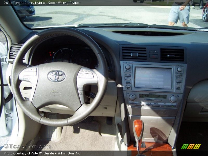 Super White / Bisque 2011 Toyota Camry Hybrid