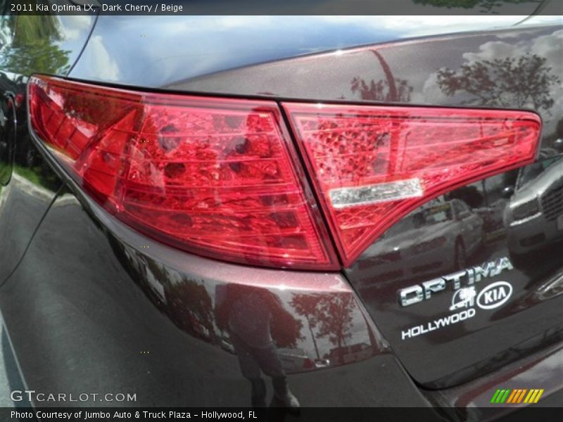 Dark Cherry / Beige 2011 Kia Optima LX