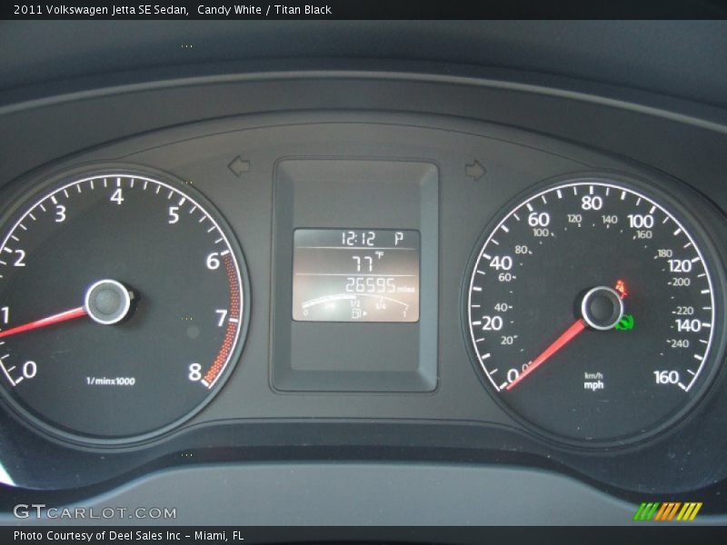 Candy White / Titan Black 2011 Volkswagen Jetta SE Sedan