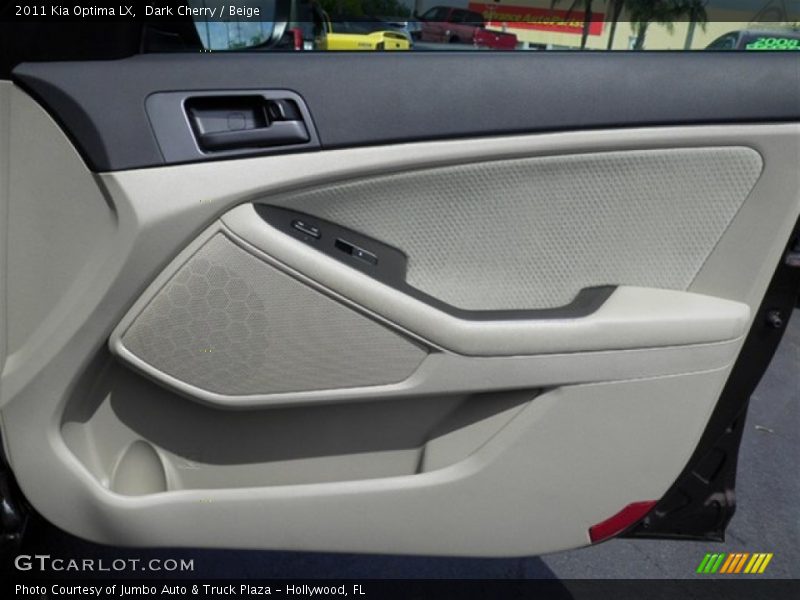 Dark Cherry / Beige 2011 Kia Optima LX