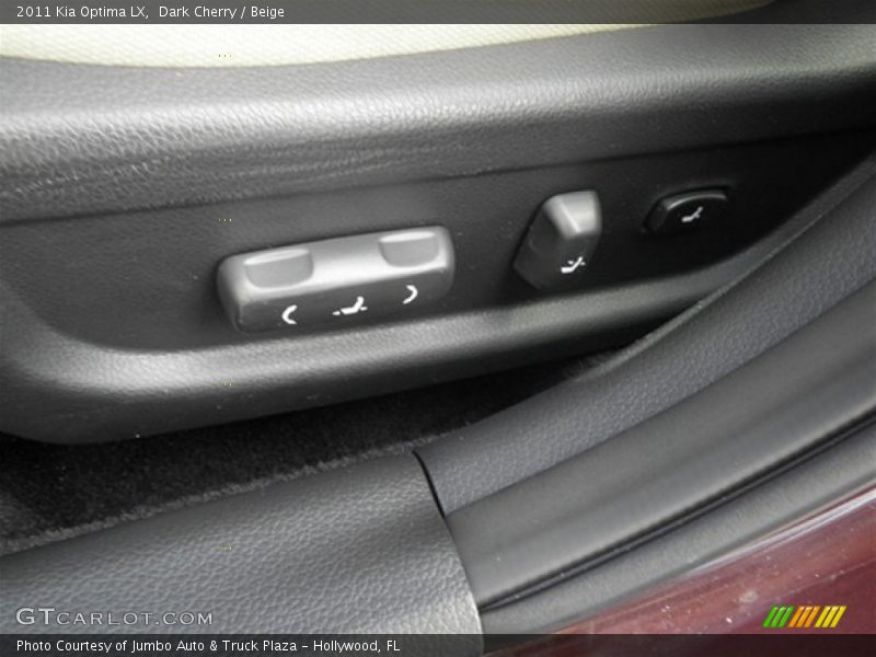 Dark Cherry / Beige 2011 Kia Optima LX