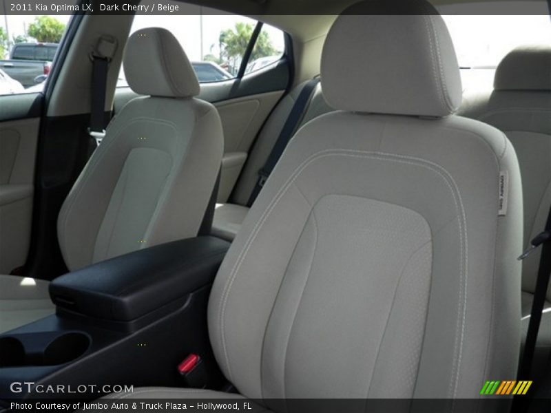 Dark Cherry / Beige 2011 Kia Optima LX