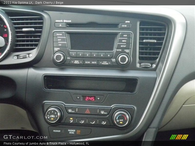 Dark Cherry / Beige 2011 Kia Optima LX