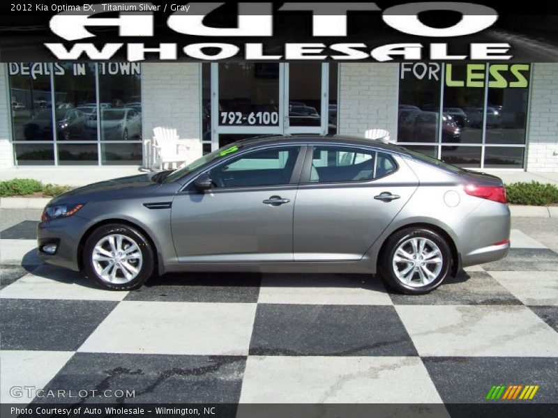 Titanium Silver / Gray 2012 Kia Optima EX