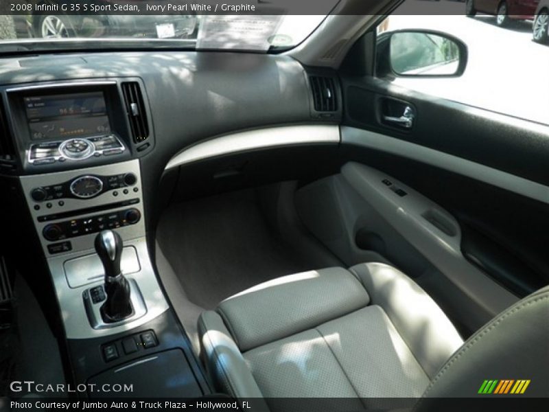 Ivory Pearl White / Graphite 2008 Infiniti G 35 S Sport Sedan